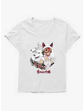 Studio Ghibli Princess Mononoke Wolf Princess Girls T-Shirt Plus Size, , hi-res