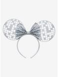 Disney Minnie Mouse Disco Ball Ears Headband - BoxLunch Exclusive, , hi-res