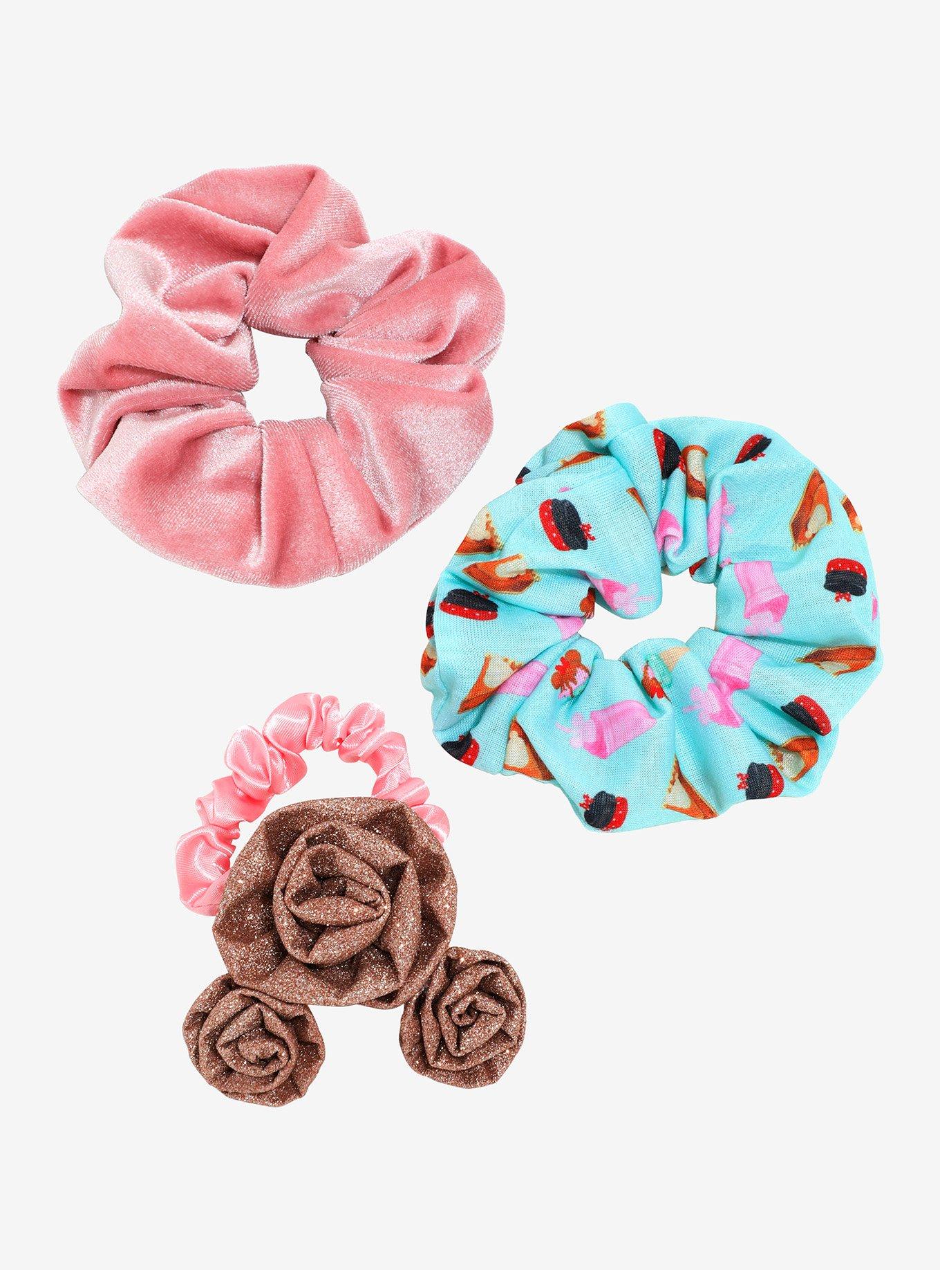 Disney Mickey Mouse Desserts Scrunchy Set - BoxLunch Exclusive, , hi-res