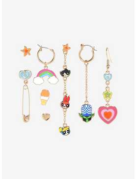 The Powerpuff Girls Icons Mix and Match Earring Set, , hi-res