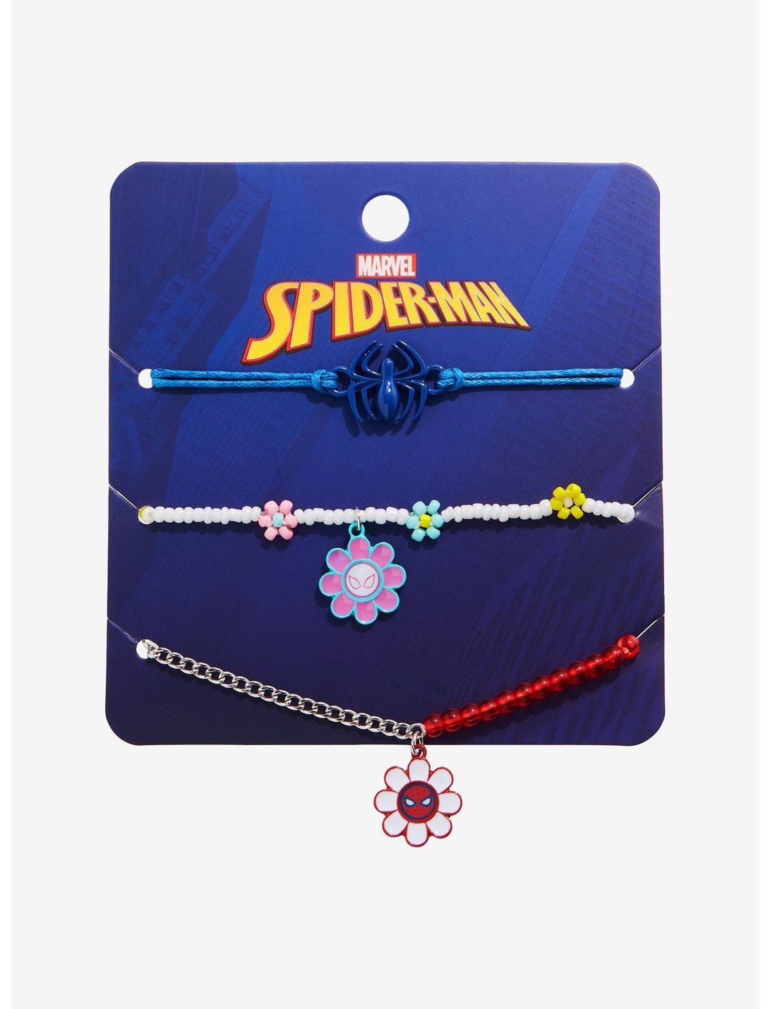 Marvel Spider-Man Flower Mask Bracelet Set, , hi-res