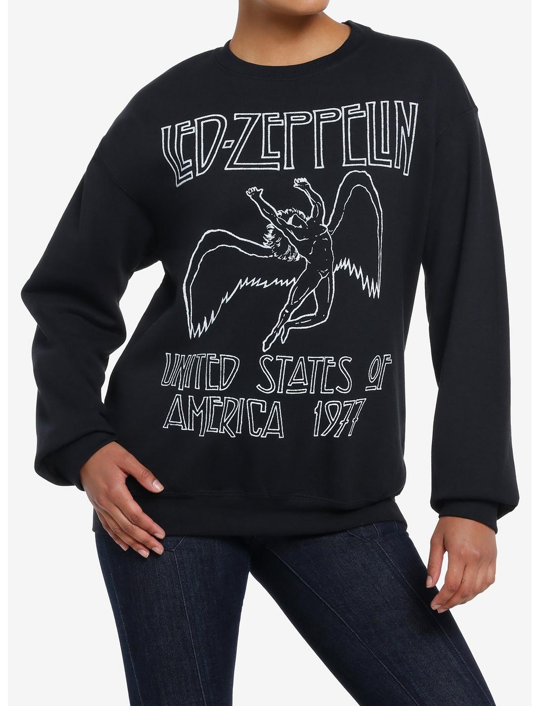 Led Zeppelin Icarus Girls Sweatshirt, BLACK, hi-res