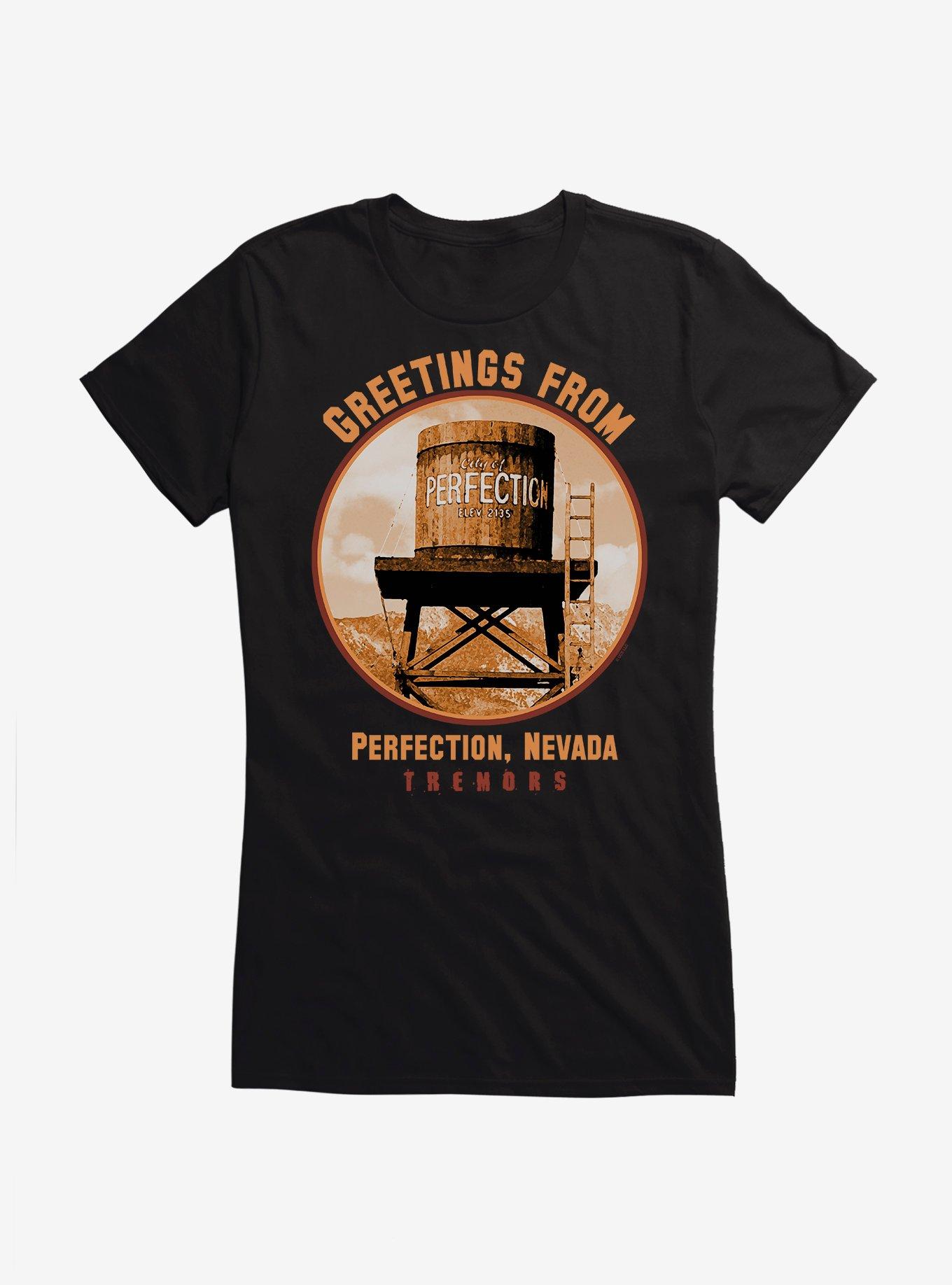 Tremors Greetings From City Of Perfection Girls T-Shirt, BLACK, hi-res