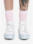 Pink Slouchy Knee-High Socks, , hi-res
