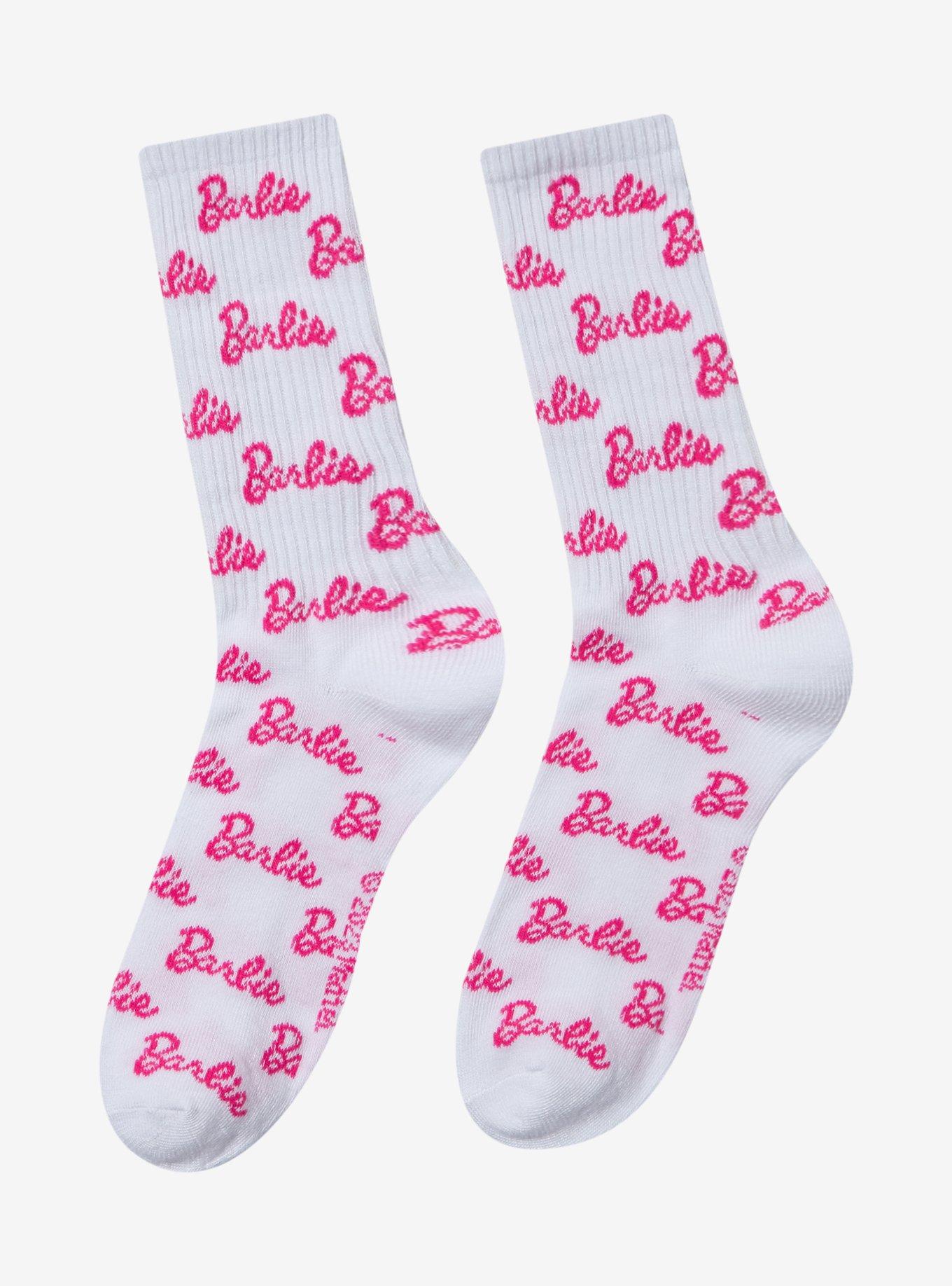 Barbie Logo Crew Socks