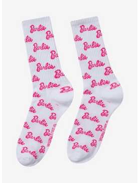 Barbie Logo Crew Socks, , hi-res