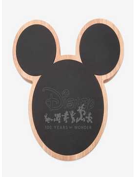 Disney100 Mickey Head-Shaped Black Cheese Board with Cheese Knife Set, , hi-res