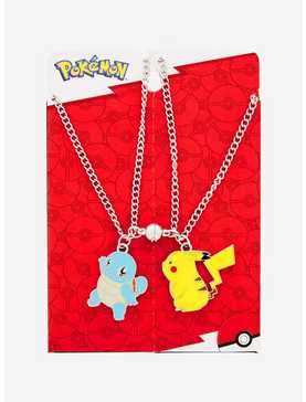 Pokemon Pikachu & Squirtle Best Friend Necklace Set, , hi-res