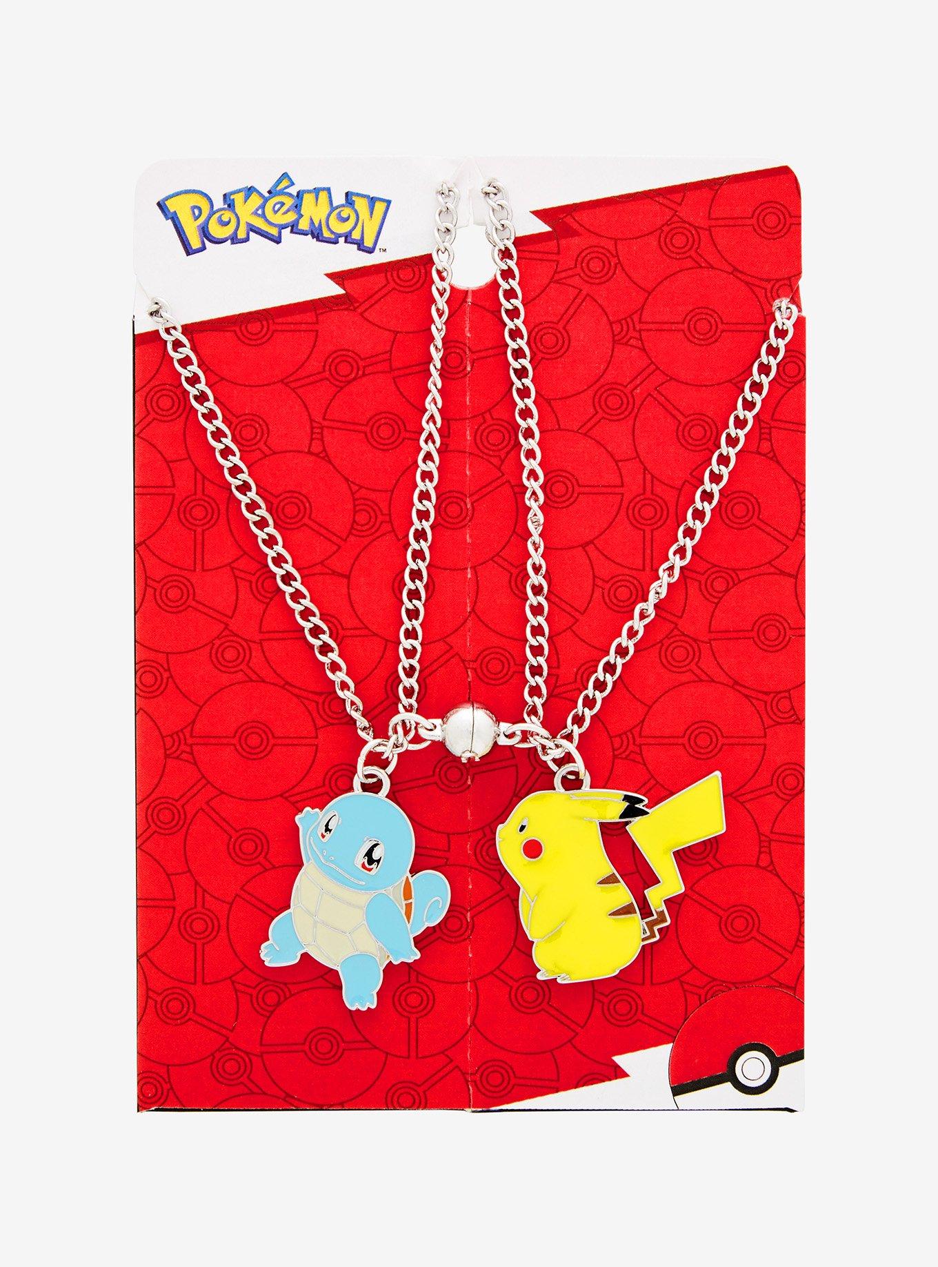 Pokemon Pikachu & Squirtle Best Friend Necklace Set, , hi-res