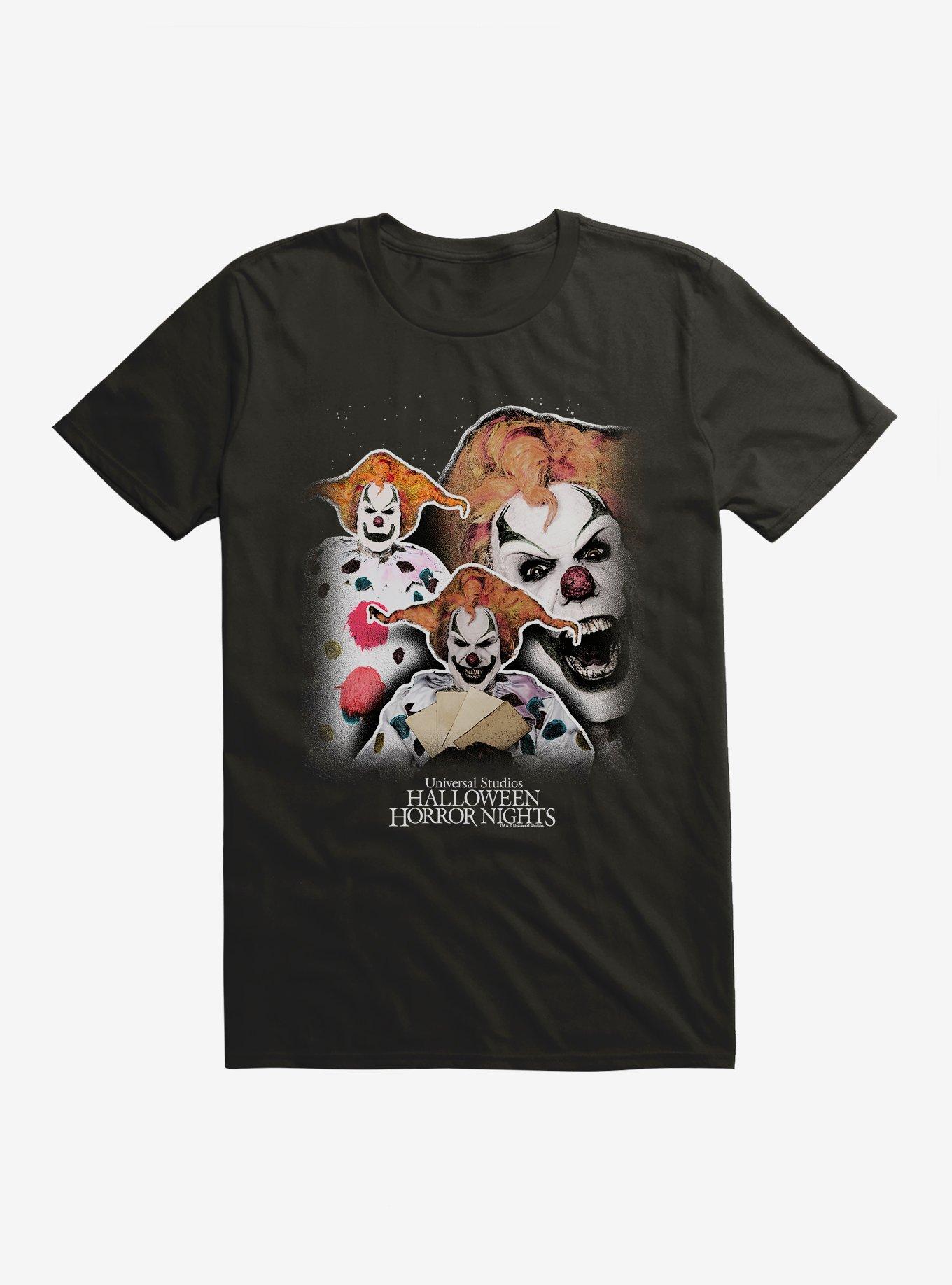 Universal Studios Halloween Horror Nights Jack The Clown T-Shirt, BLACK, hi-res