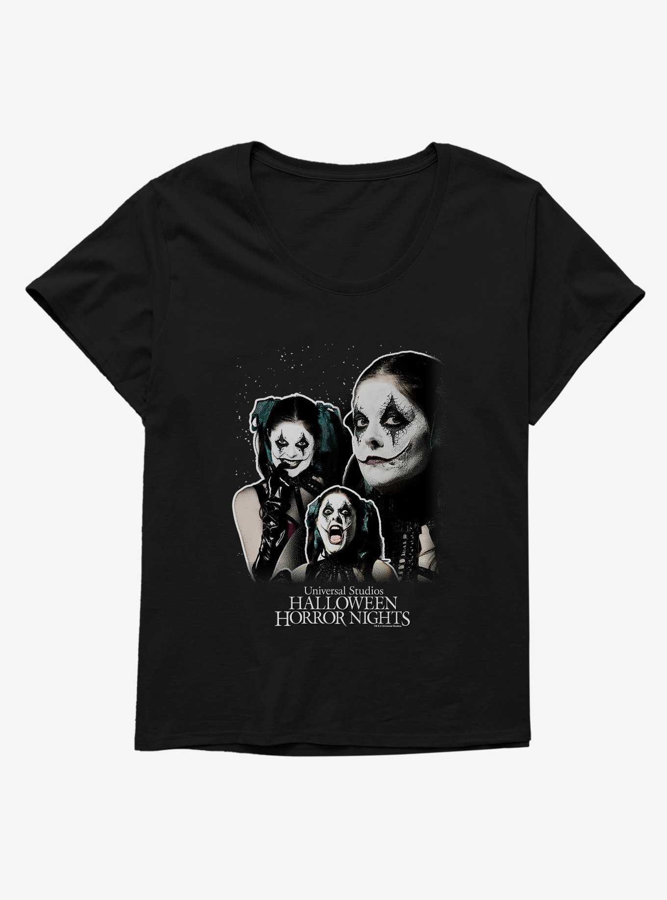 Universal Studios Halloween Horror Nights Chance The Clown Girls T-Shirt Plus Size, , hi-res