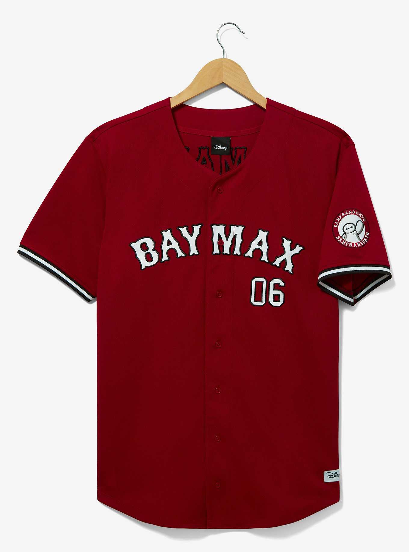 Disney Big Hero 6 Baymax Baseball Jersey — BoxLunch Exclusive, , hi-res