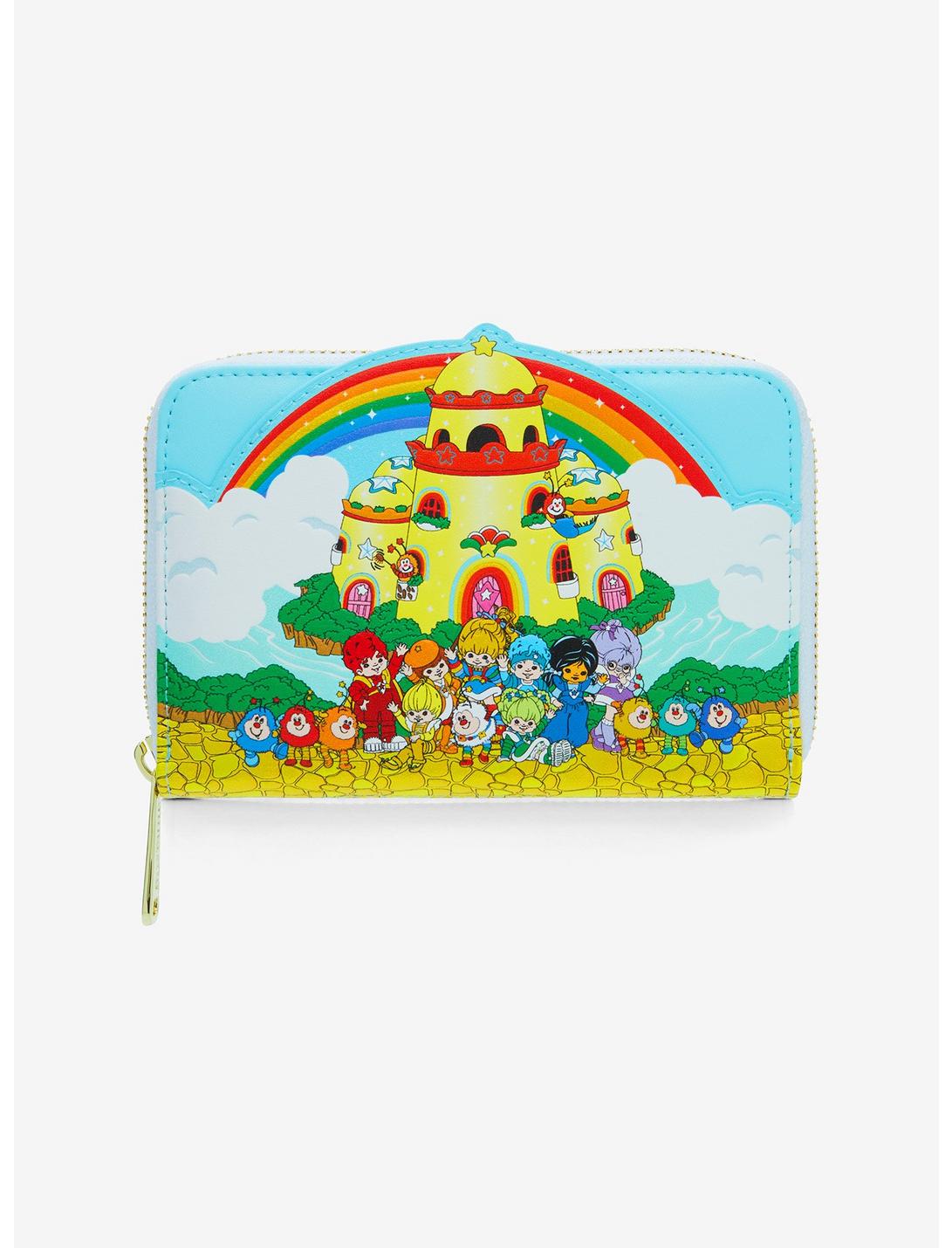 Loungefly Rainbow Brite Color Castle Mini Zipper Wallet, , hi-res