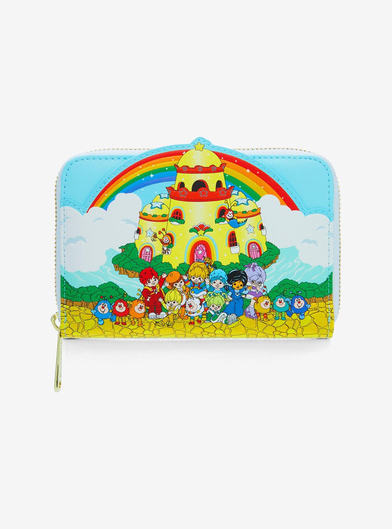 Loungefly Rainbow Brite Color Castle Mini Zipper Wallet, , hi-res