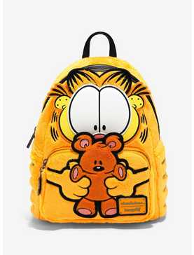 Loungefly Garfield & Pooky Fuzzy Mini Backpack, , hi-res