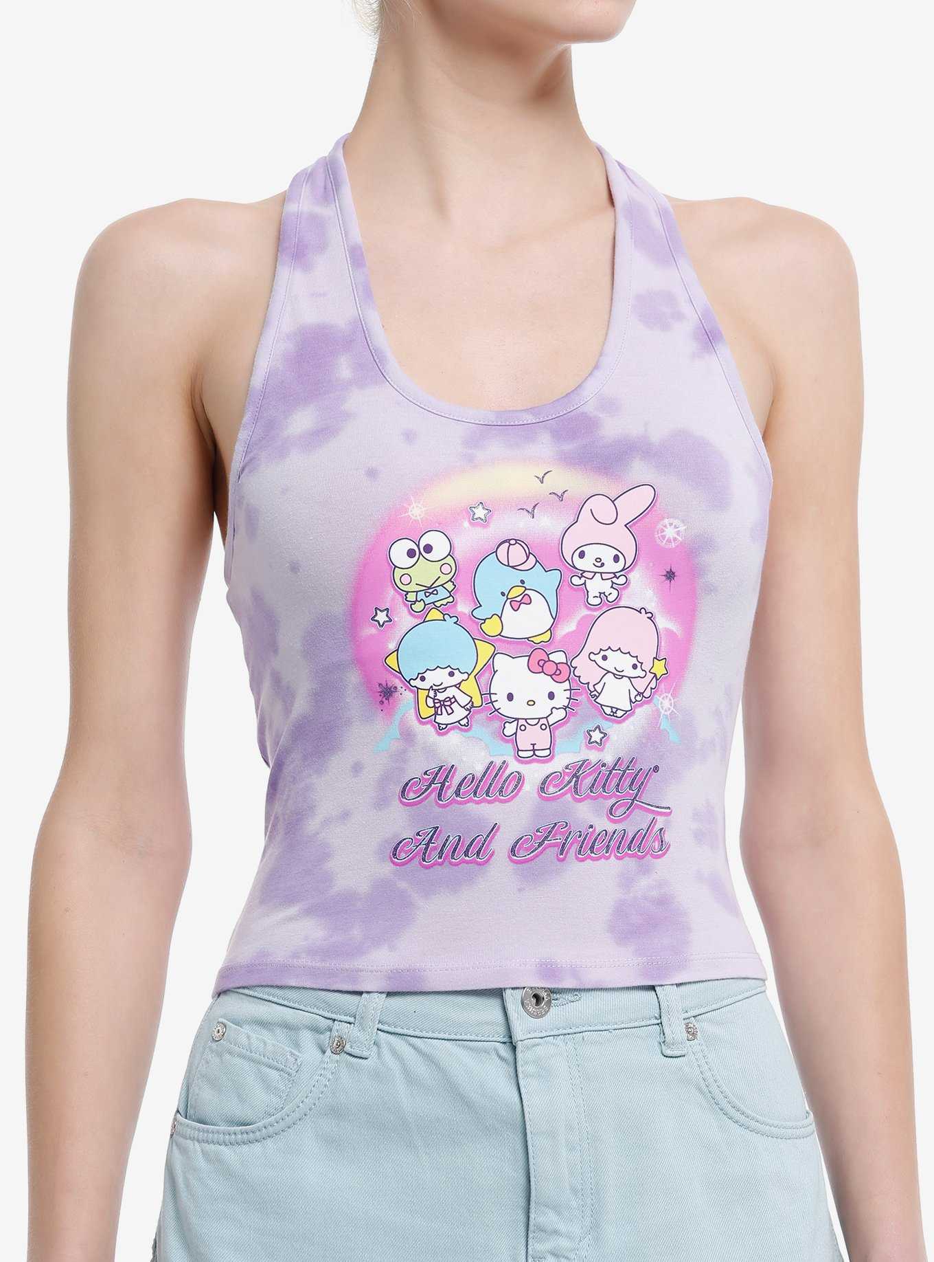 Hello Kitty And Friends Group Tie-Dye Girls Halter Top, , hi-res