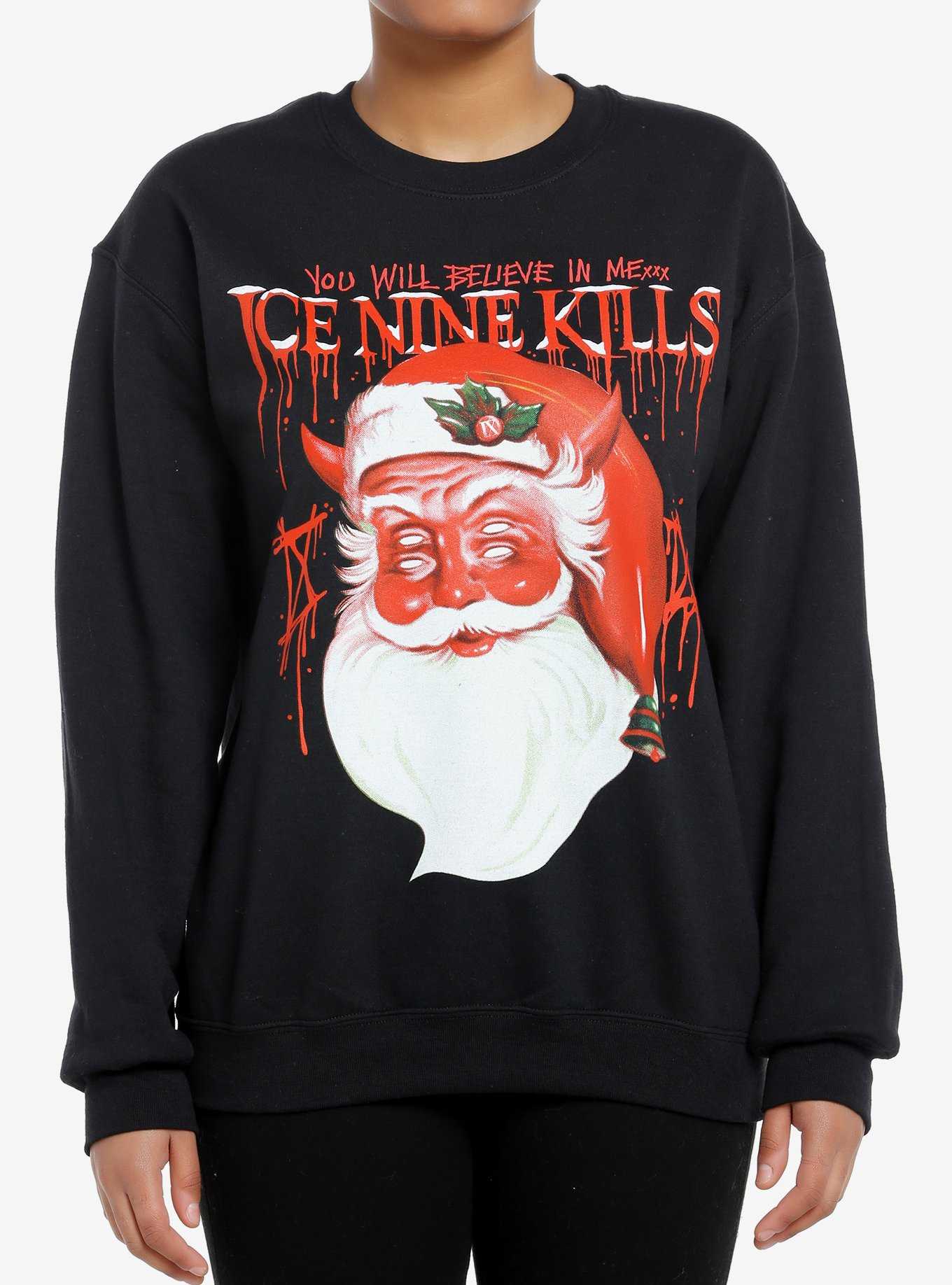 Ice Nine Kills Evil Santa Sweatshirt, , hi-res