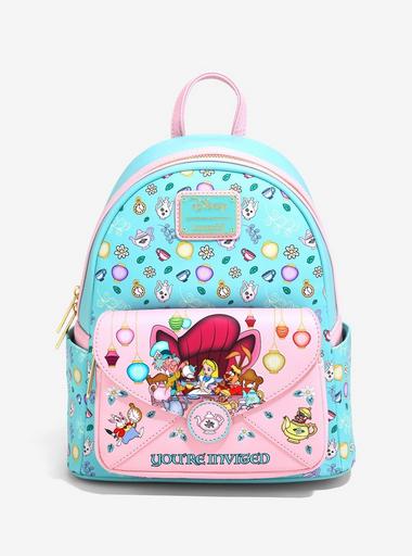 Loungefly Disney Alice in Wonderland Mad Hatter Mini Backpack Loungefly Disney Alice in Wonderland Mad Hatter Figural Mini  main image 2