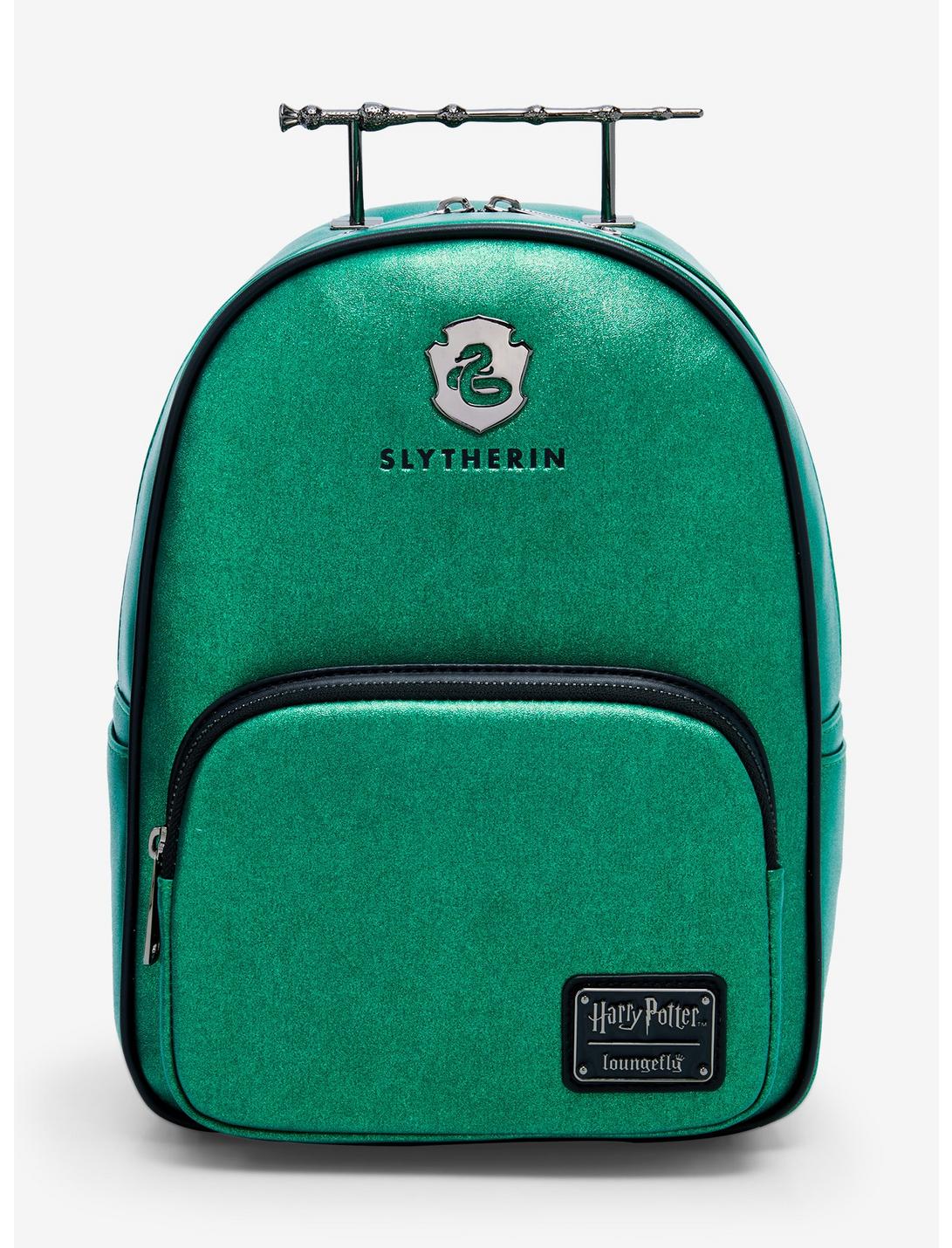 Loungefly Harry Potter Slytherin Elder Wand Mini Backpack — BoxLunch Exclusive, , hi-res