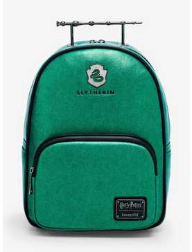 Loungefly Harry Potter Slytherin Elder Wand Mini Backpack — BoxLunch Exclusive, , hi-res
