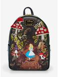 Loungefly Disney Alice in Wonderland Alice Mushrooms Mini Backpack — BoxLunch Exclusive, , hi-res