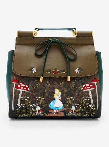Loungefly Disney Alice in Wonderland Scenic Handbag Loungefly Disney Alice in Wonderland Scenic Handbag NEW  main image 2