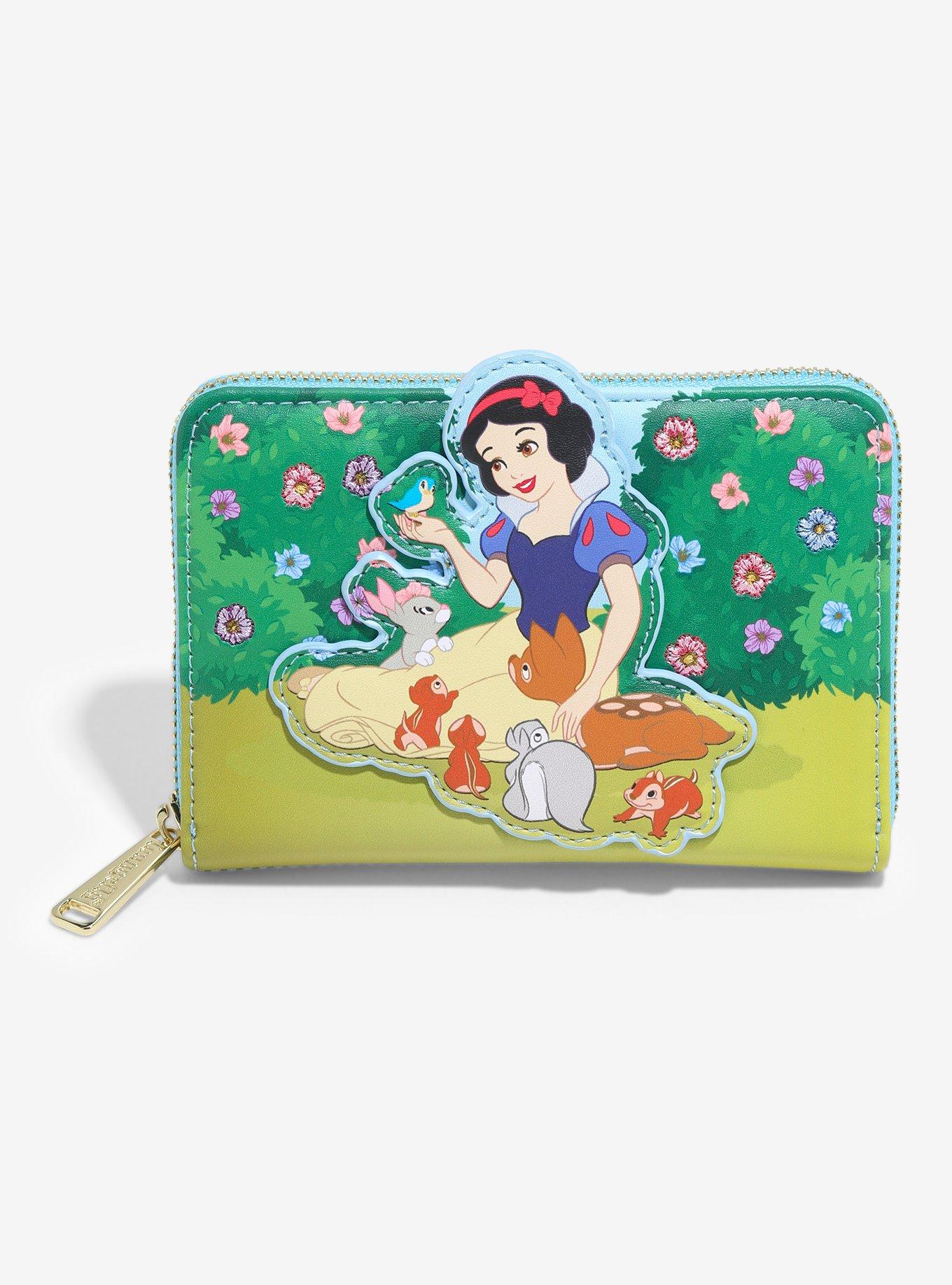 Loungefly Disney Snow White and the Seven Dwarfs Snow White Forest Animals Zip Wallet — BoxLunch Exclusive