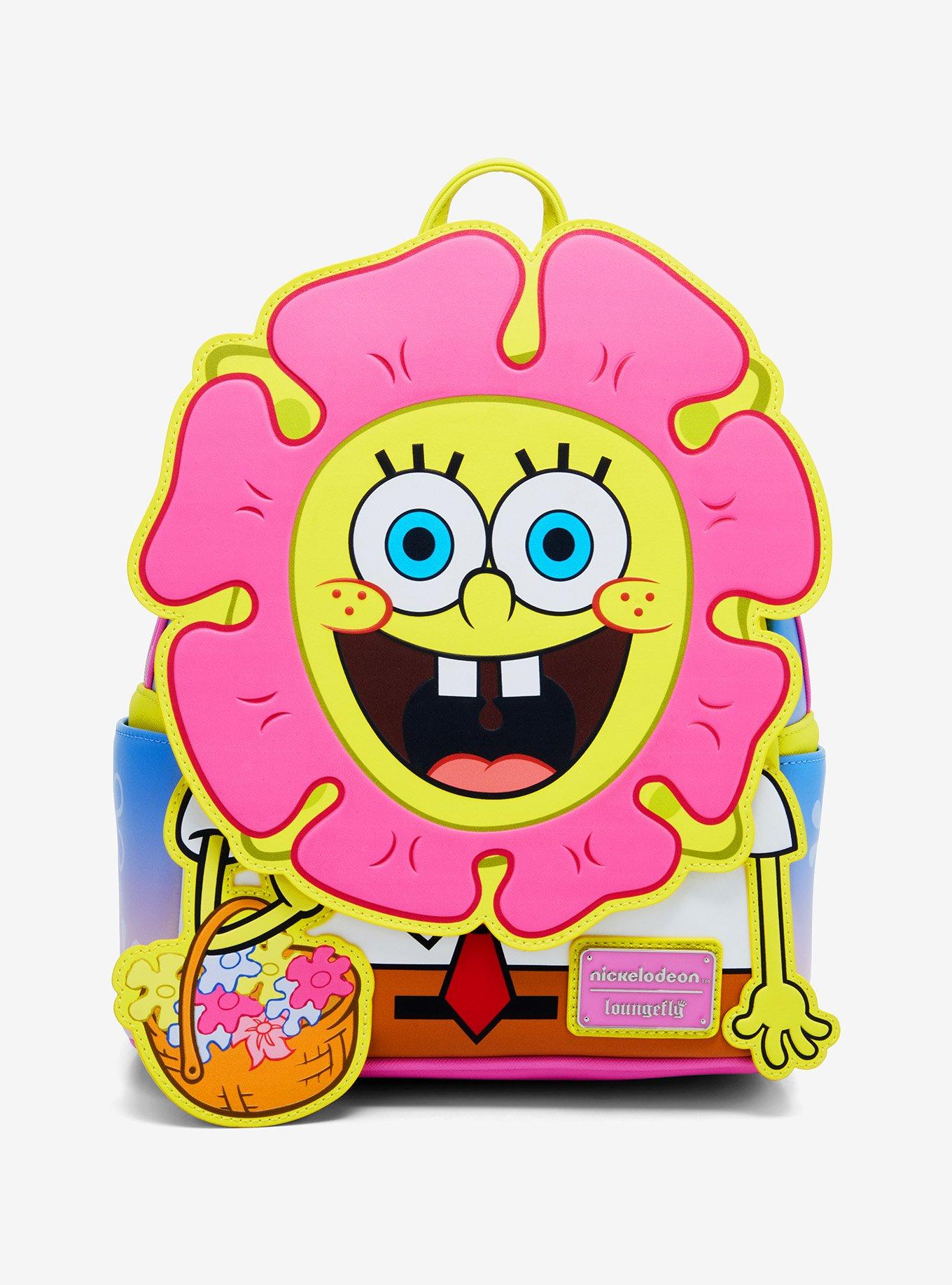Loungefly SpongeBob SquarePants Flower Face Mini Backpack