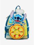 Loungefly Disney Lilo & Stitch Pineapple Pizza Mini Backpack — BoxLunch Exclusive, , hi-res
