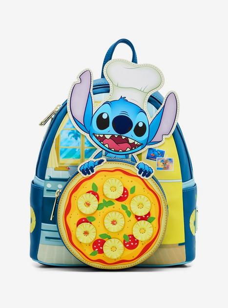 Loungefly Disney Lilo Stitch Pineapple Pizza Scented Mini Backpack BoxLunch Exclusive BoxLunch