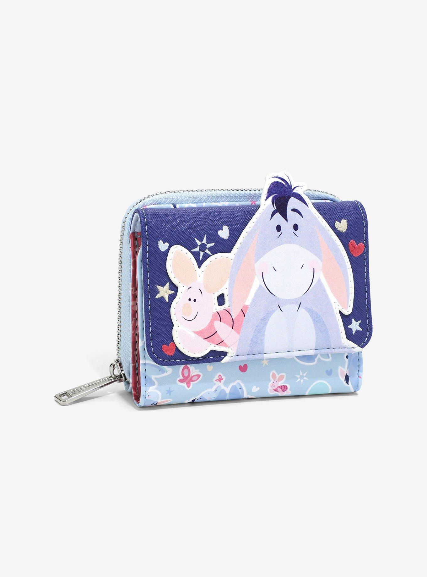 Loungefly Disney Winnie the Pooh Eeyore and Piglet Butterfly Wallet BoxLunch Exclusive BoxLunch