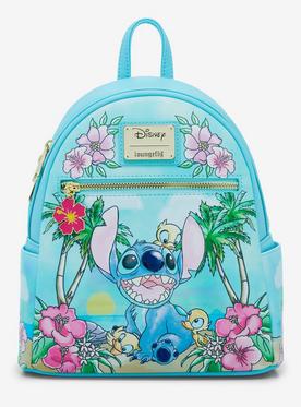 Loungefly Disney Lilo & Stitch Ducklings Beach Mini Backpack