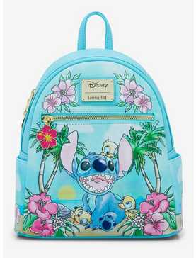 Loungefly Disney Lilo & Stitch Ducklings Beach Mini Backpack, , hi-res