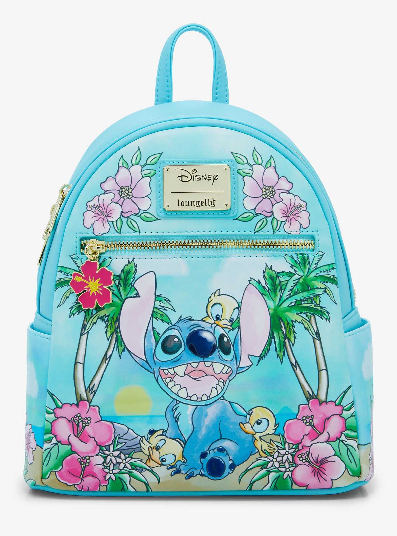 Loungefly Disney Lilo & Stitch Ducklings Beach Mini Backpack — BoxLunch Exclusive, , hi-res