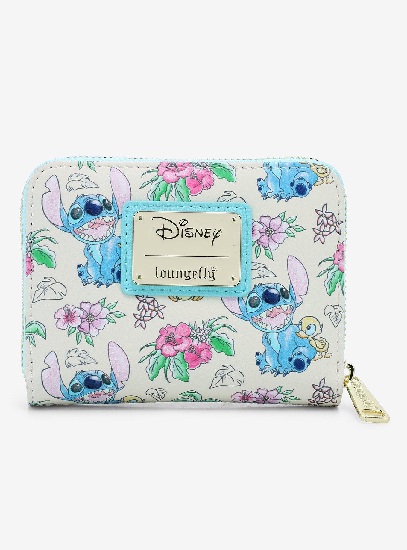 Loungefly Disney Lilo Stitch Ducklings Beach Zip Wallet BoxLunch Exclusive BoxLunch