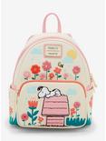 Loungefly Peanuts Snoopy Doghouse Floral Mini Backpack — BoxLunch Exclusive, , hi-res