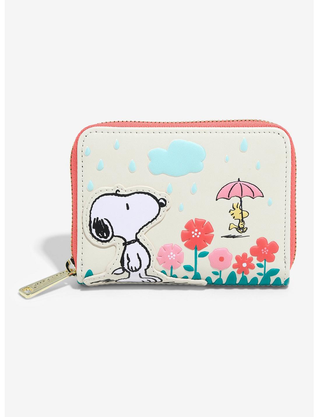 Loungefly Peanuts Snoopy and Woodstock Rain or Shine Zip Wallet — BoxLunch Exclusive, , hi-res