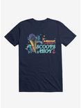 Stranger Things Scoops Ahoy T-Shirt By Matthew Lineham, NAVY, hi-res