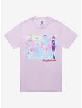Boyfriends Glitter Group T-Shirt, PINK, hi-res