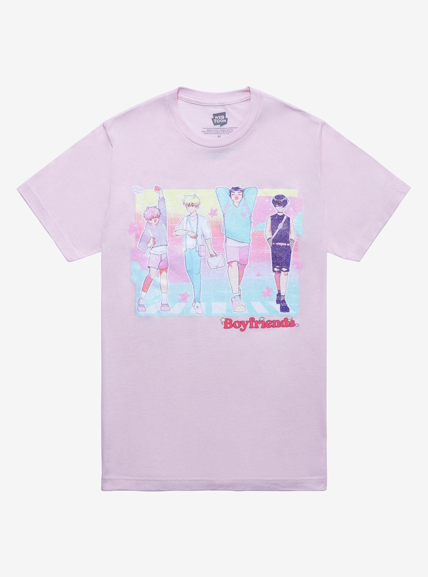 Boyfriends Glitter Group T-Shirt, , hi-res