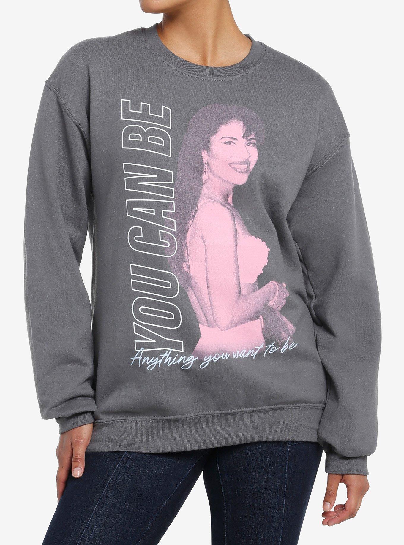 Selena Anything You Want To Be Girls Sweatshirt, GREY, hi-res