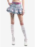Hello Kitty Pink Heart Belt Denim Mini Skirt, MULTI, hi-res