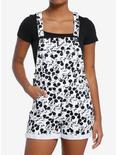 Disney Mickey Mouse Black & White Shortalls, BLACK, hi-res