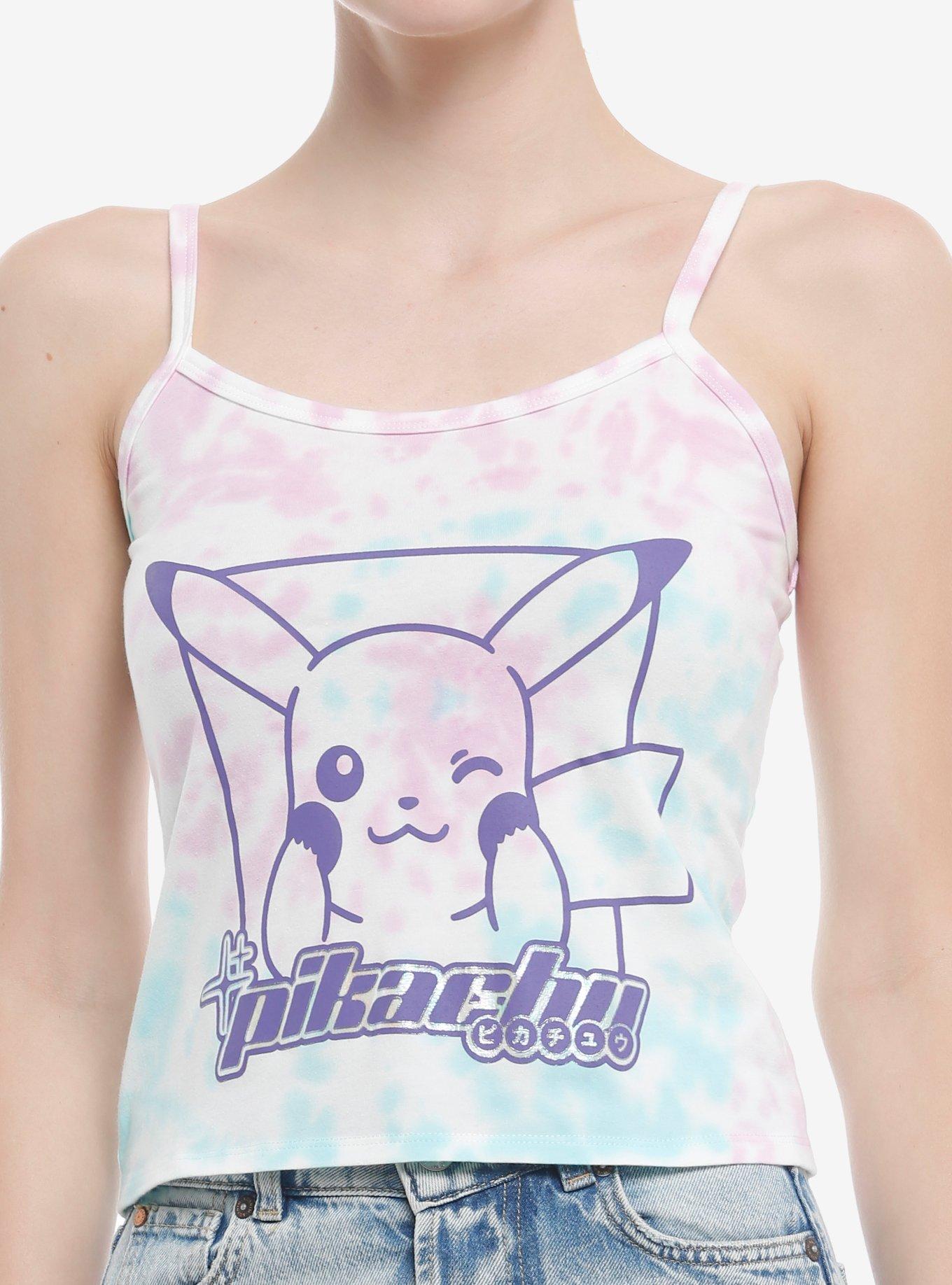 Pokemon Pikachu Pastel Tie-Dye Girls Cami, , hi-res