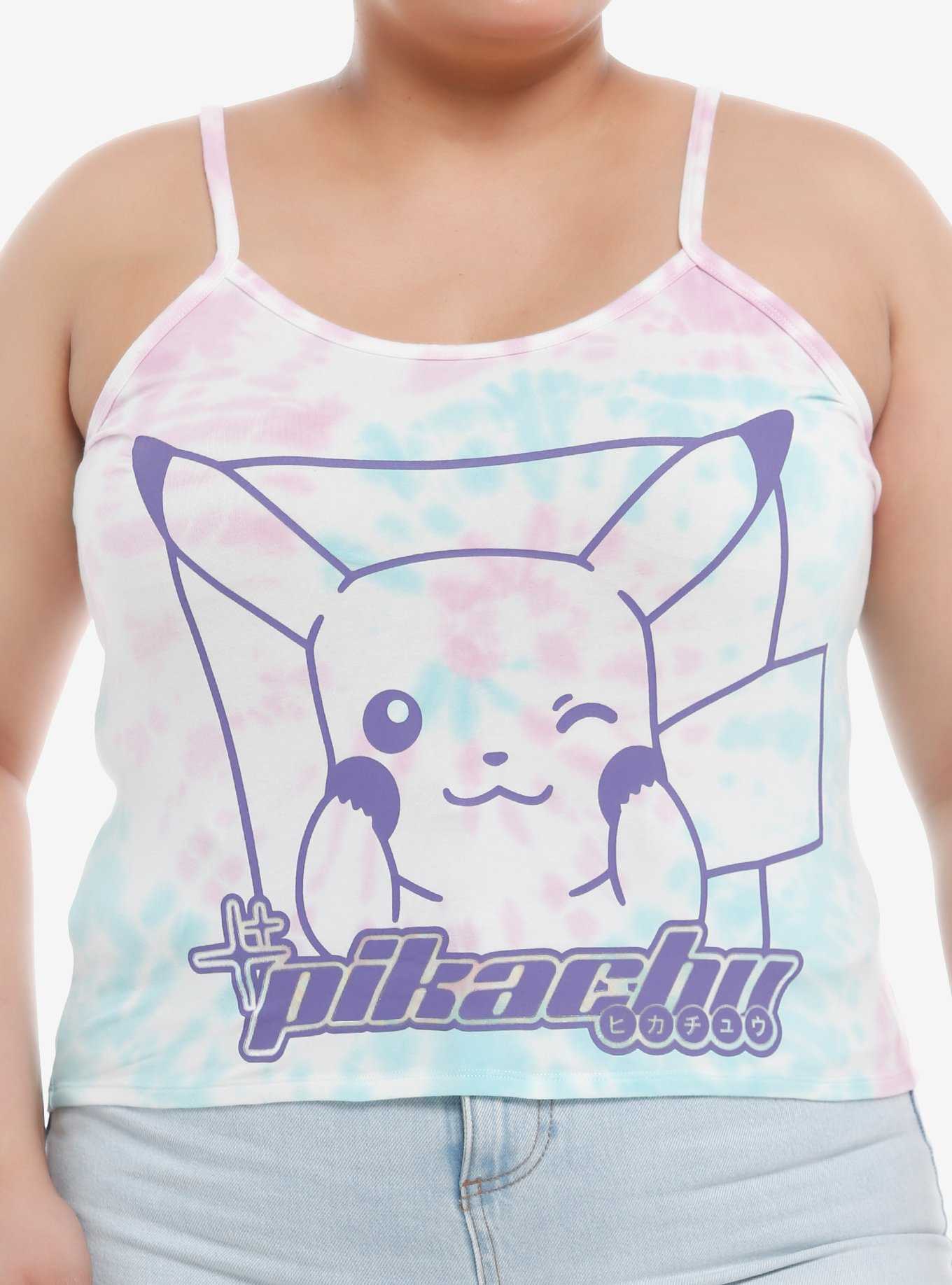 Pokemon Pikachu Pastel Tie-Dye Girls Cami Plus Size, , hi-res
