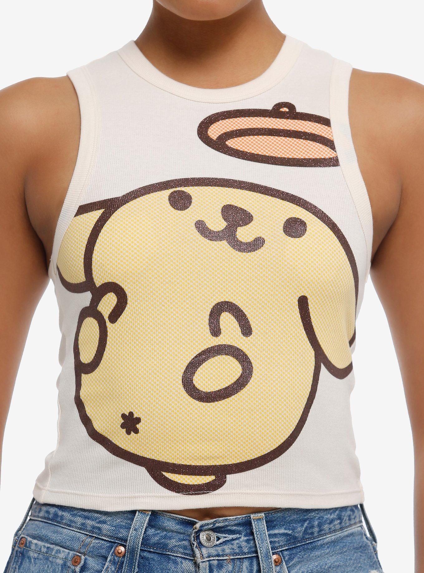 Pompompurin Jumbo Glitter Girls Tank Top, , hi-res