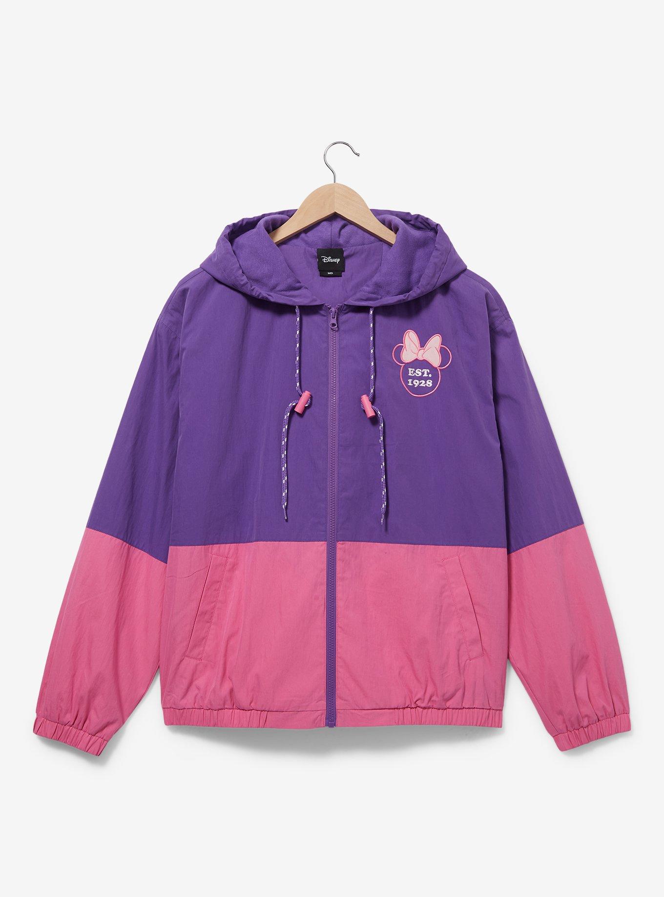 Disney Minnie Mouse Color Block Windbreaker - BoxLunch Exclusive, MULTI, hi-res