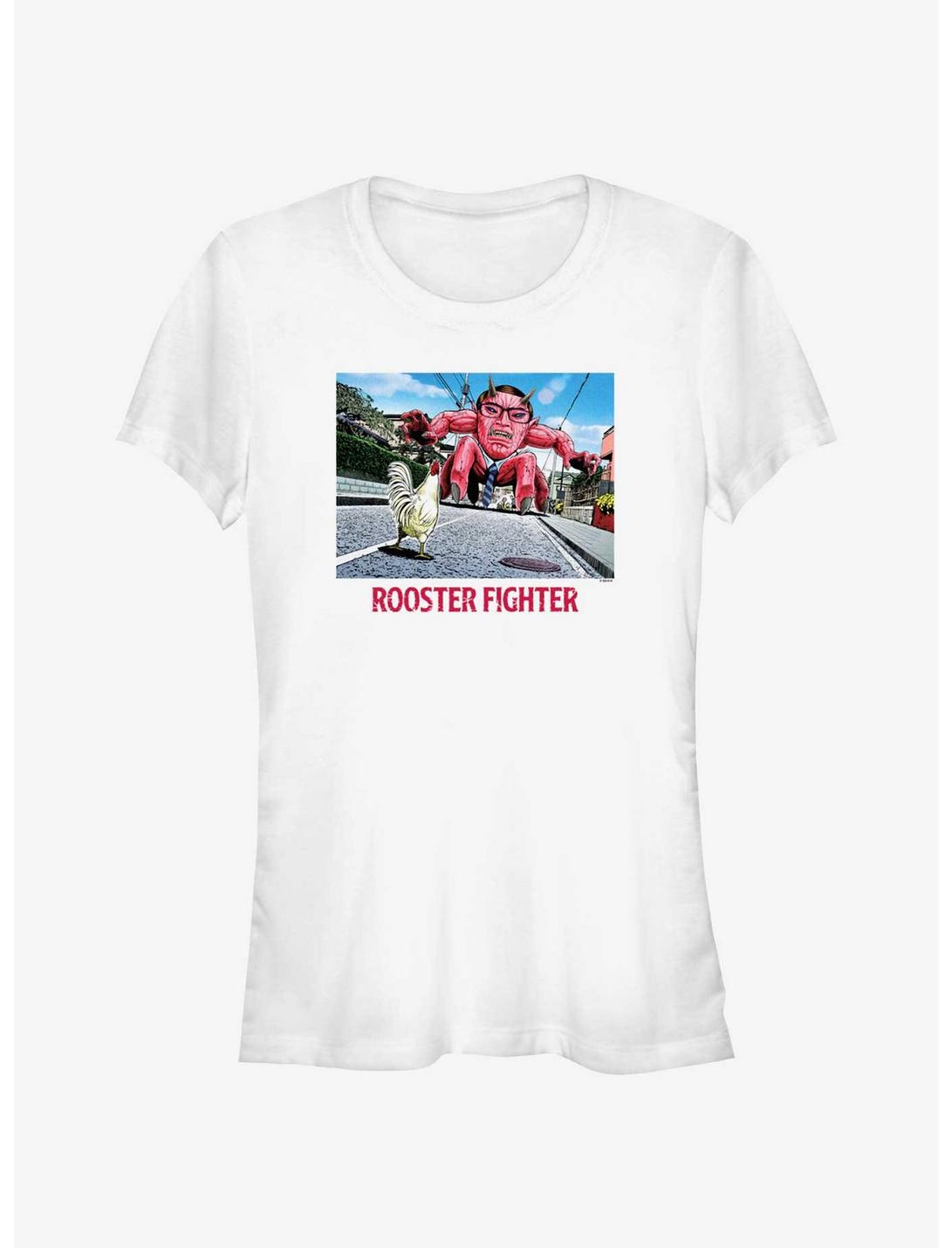 Rooster Fighter Keiji vs Mutant Demon Girls T-Shirt, WHITE, hi-res