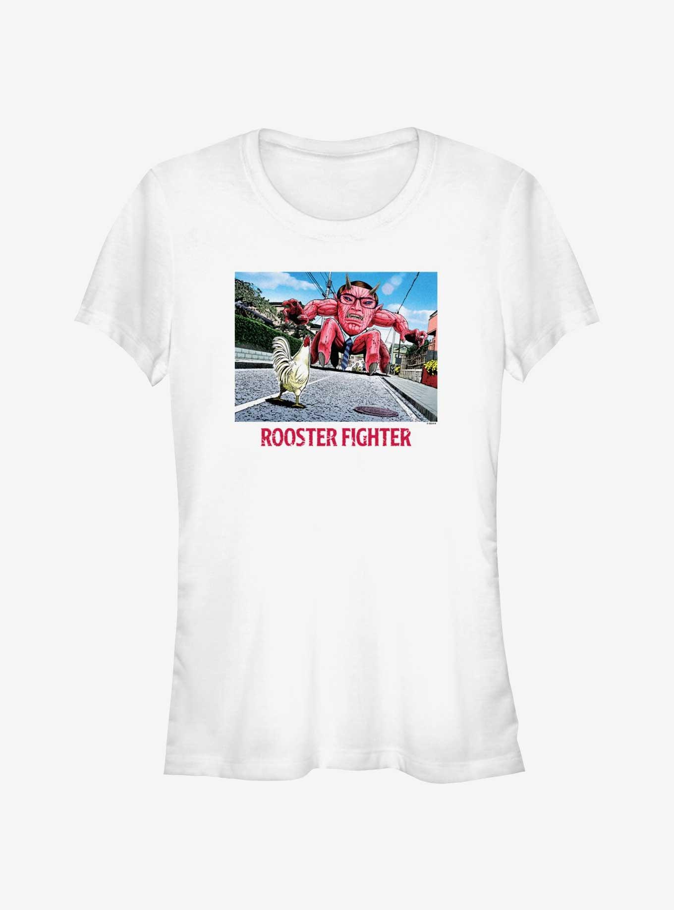 Rooster Fighter Keiji vs Mutant Demon Girls T-Shirt, WHITE, hi-res