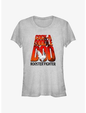 Rooster Fighter Cock-A-Doodle-Doo Logo Girls T-Shirt, , hi-res